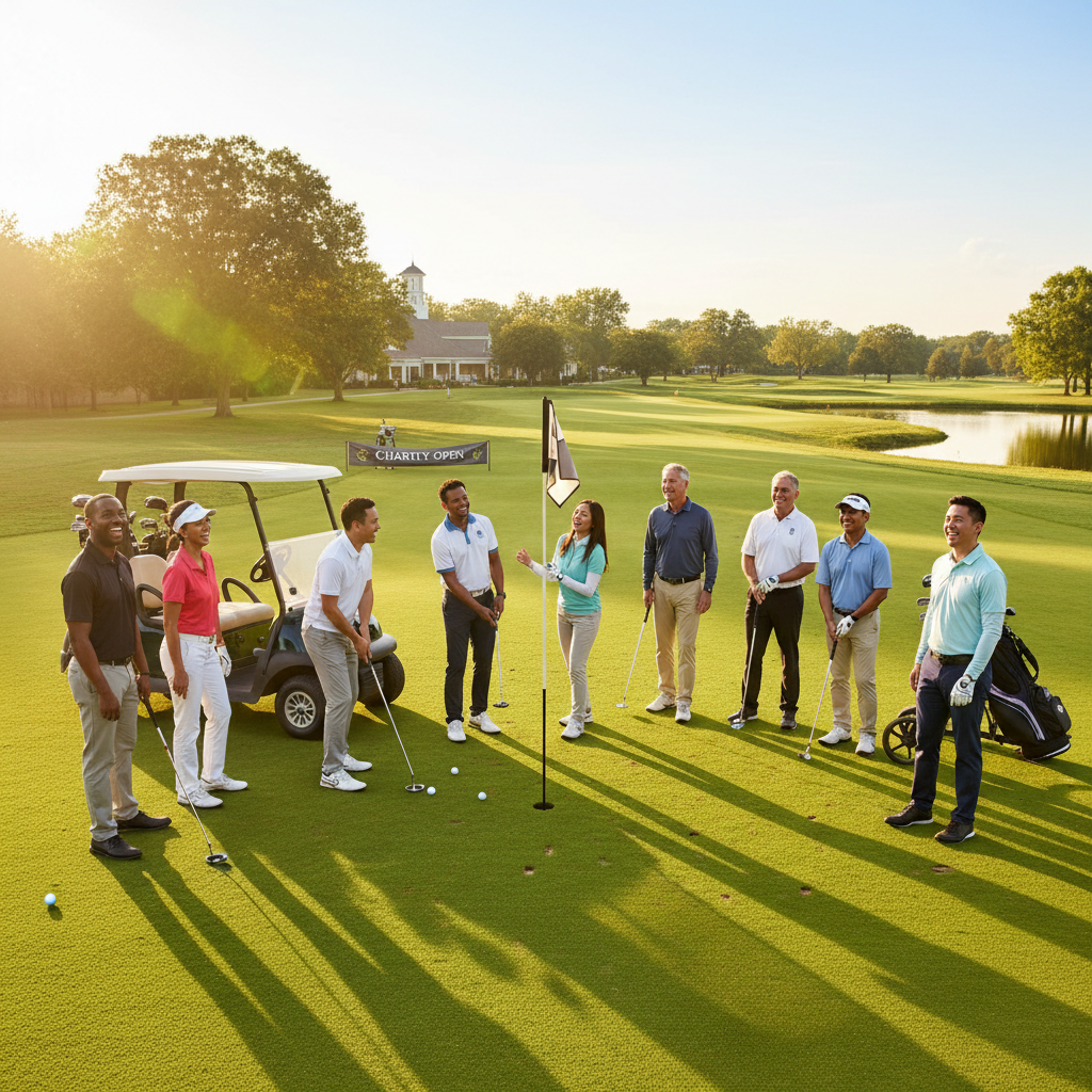 Charity golf tournament